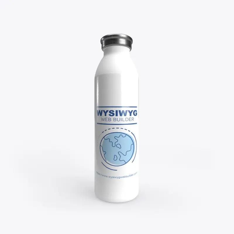 WYSIWYG Web Builder Water Bottle